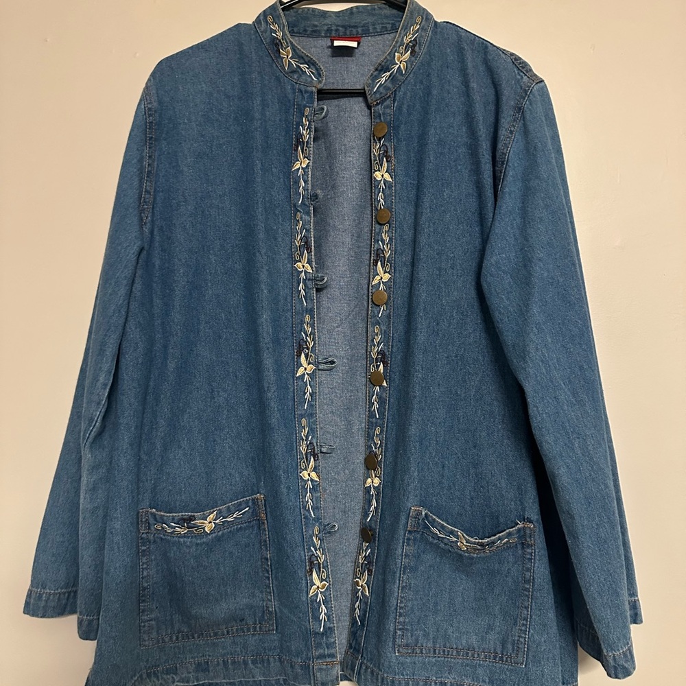 Embroidered Denim Jacket
